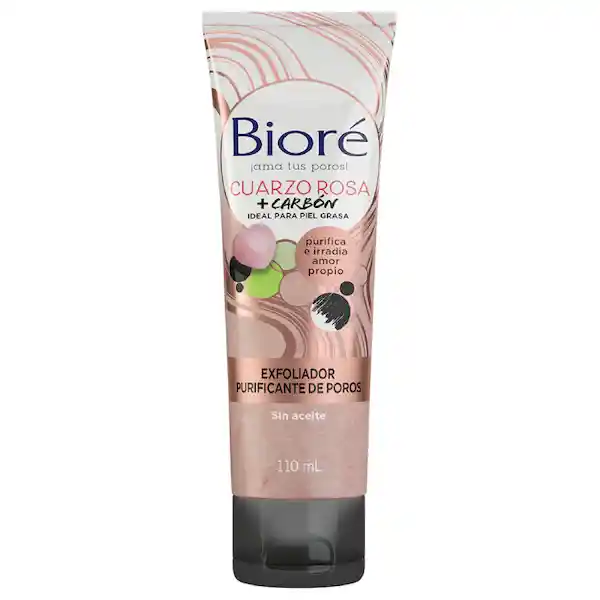 Biore Exfoliador Purificante de Poros Quarzo Rosa