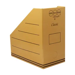 Eurobox Organizador N21 en Cartón Forrado Carta Amarillo