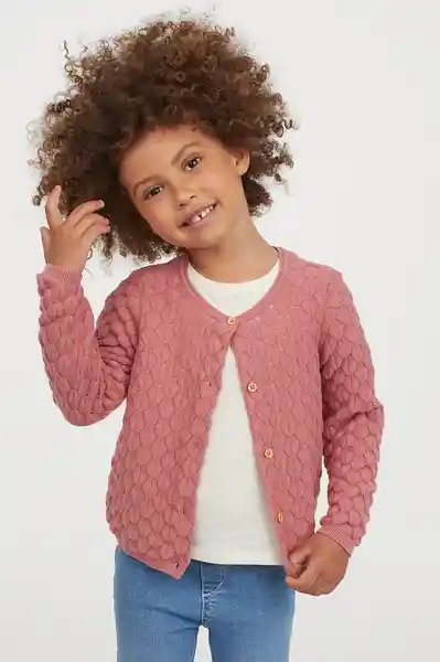 H&M Sweater Pink Medium Dusty Ls Alt 5 Dusty Pi 008