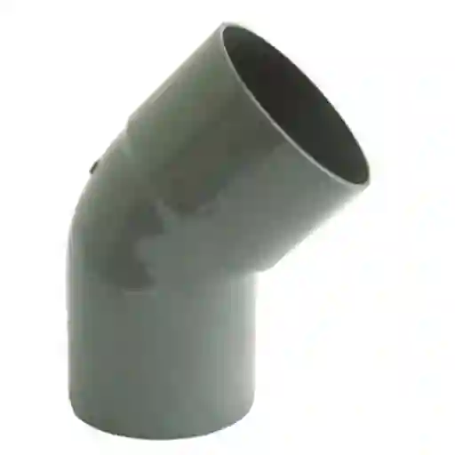 Pvc Codo 45º Pvc Sanitario Gris 50 mm