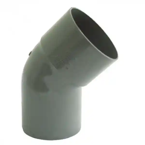 Pvc Codo 45º Pvc Sanitario Gris 50 mm