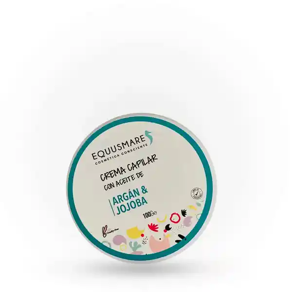 Equusmare Crema Capilar Con Aceite de Argán y Jojoba 100 G