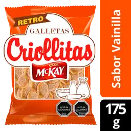 Mckay galleta criollita sabor vainilla