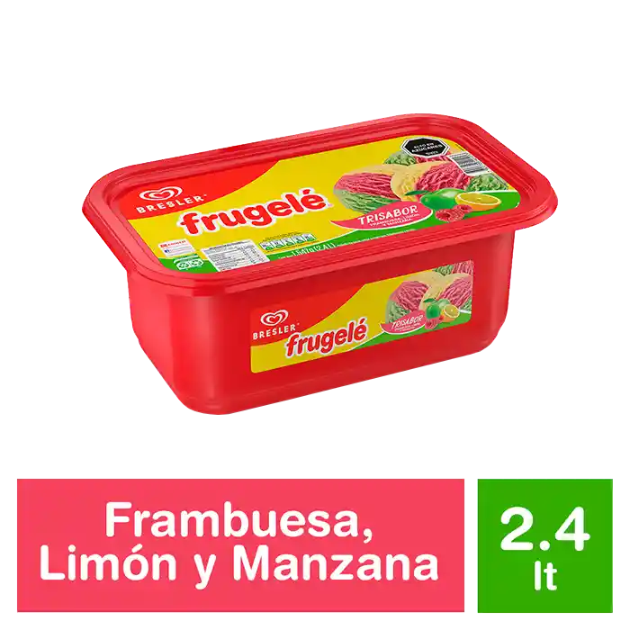 Frugelé Helado Frambuesa Limón Manzana