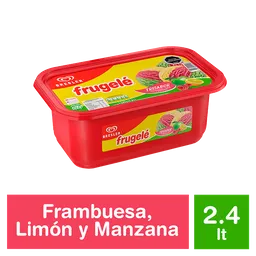 Frugelé Helado Frambuesa Limón Manzana