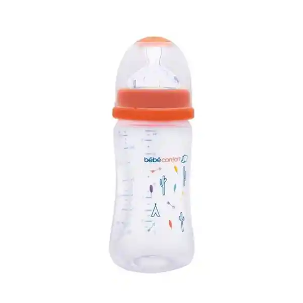 Bebe Confort Mamadera Indians Coral Tetina Silicona 270 mL