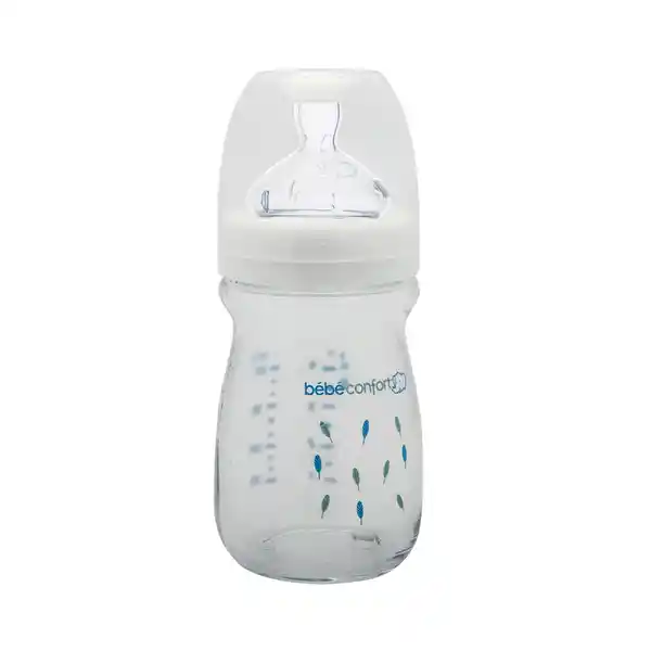 Bebe Confort Mamadera de Vidrio Indians Tetina Silicona 130 mL