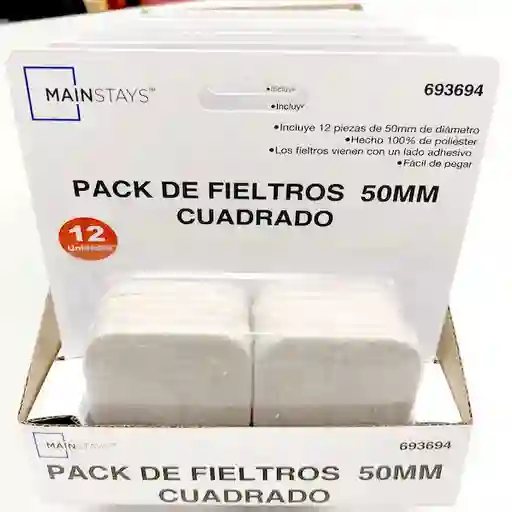 Mainstays Pack de Fieltros Cuadro 50 mm