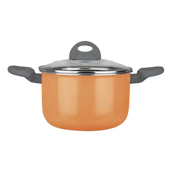 Fantuzzi Olla Con Tapa Alter Ego Naranja 26 cm