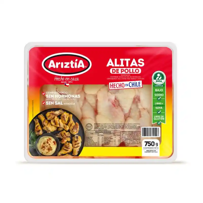 Super Pollo Alitas de Pollo 750g