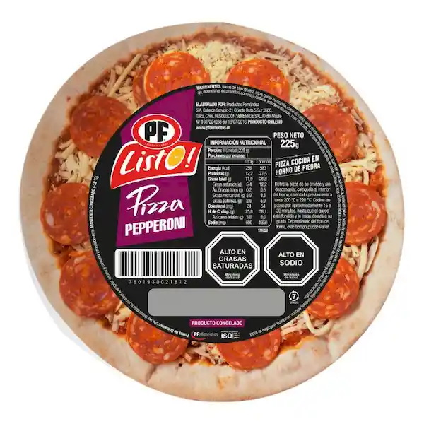 Pf Pizza Pepperoni