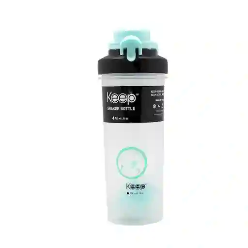 Keep Botella Shaker 0.7 L Color Negro o Celeste