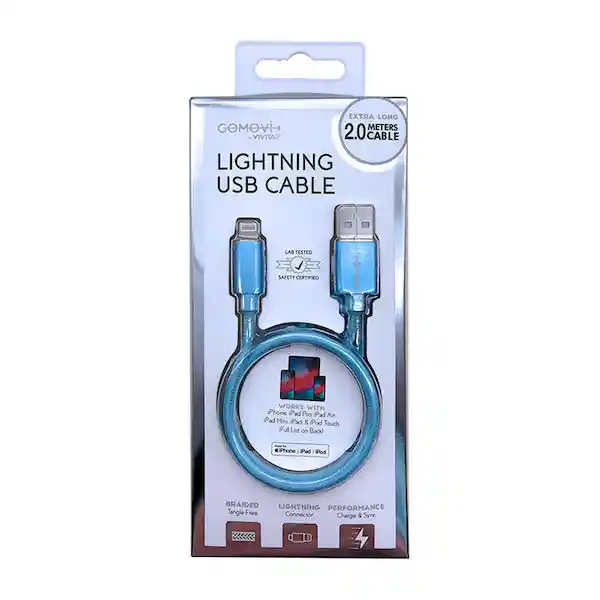 Vivitar Cable IPhone Blue