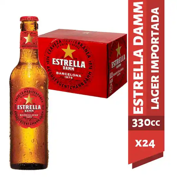 Estrella Damm Caja Cervezas