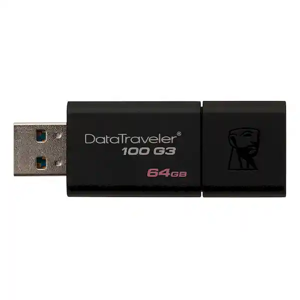 Kingston Pendrive DT100 Negro 64 GB