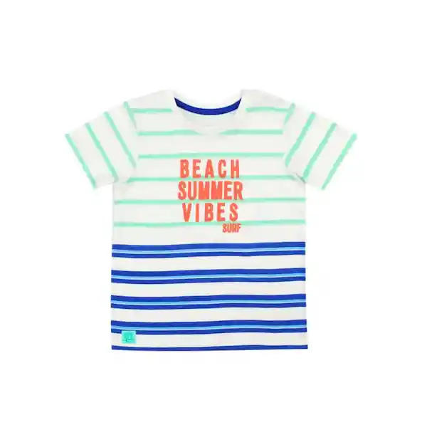 Ficcus Polera Bebé Niño Sunny Days Talla 6/12 M