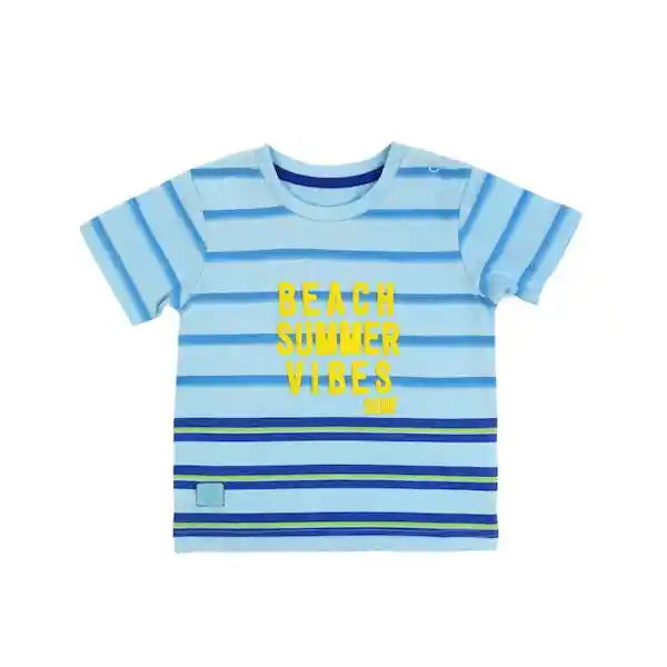 Ficcus Polera Bebé Niño Sunny Days Talla 6/12 M