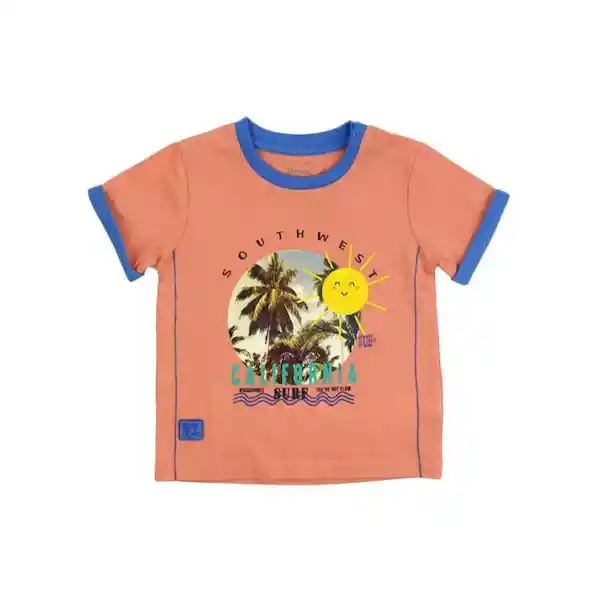 Ficcus Polera Bebé Niño Sunny Days Talla 6/12 M