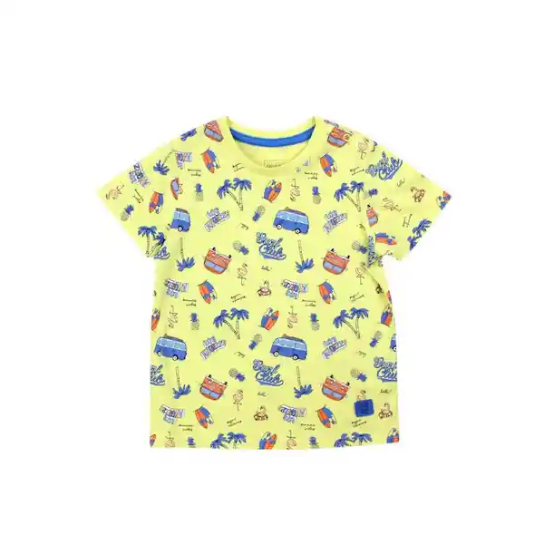 Ficcus Polera Bebé Niño Sunny Days Talla 12/18 M