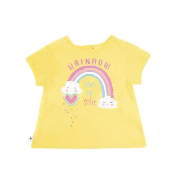 Ficcus Polera Bebé Niña Be Yourself Talla 6/12 M