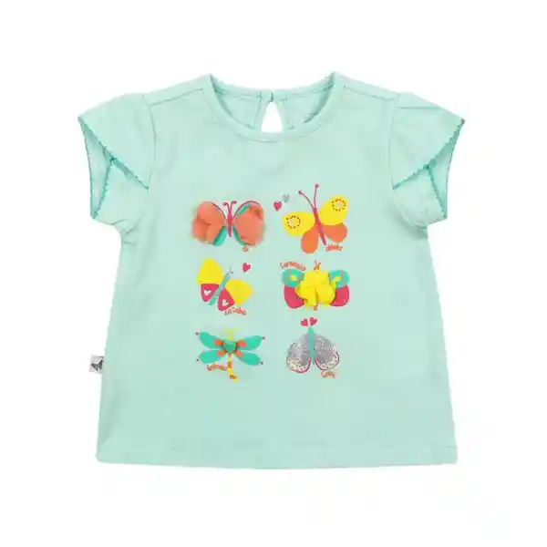 Ficcus Polera Bebé Niña Be Yourself Talla 18/24 M