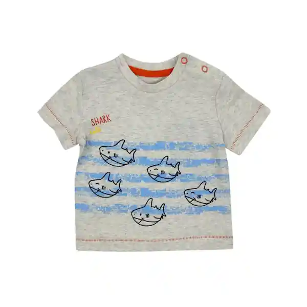 Ficcus Polera Newborn Niño Shark Talla 6 M