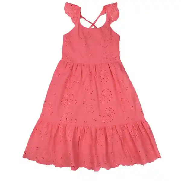 Ficcus Vestido Jr Niña Broderie Be Yourself Talla 10