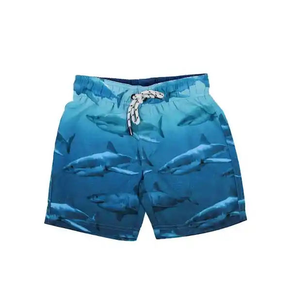 Ficcus Traje de Baño Jr Niño Degradé Shark Talla 12