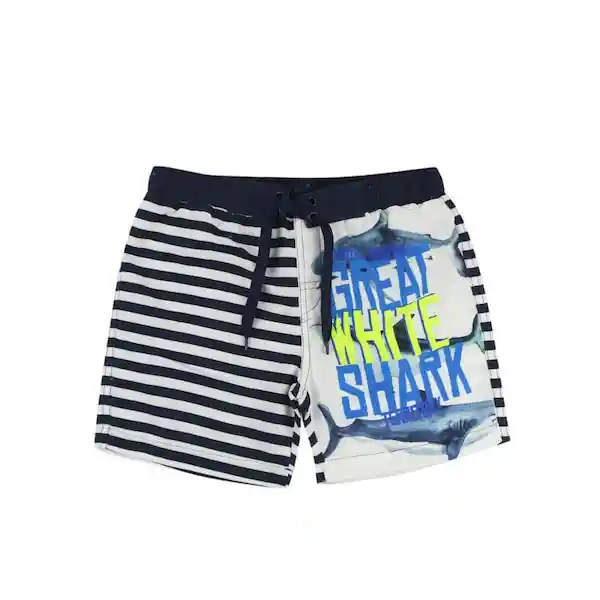 Ficcus Traje de Baño Kids Niño Listado Shark Talla 4