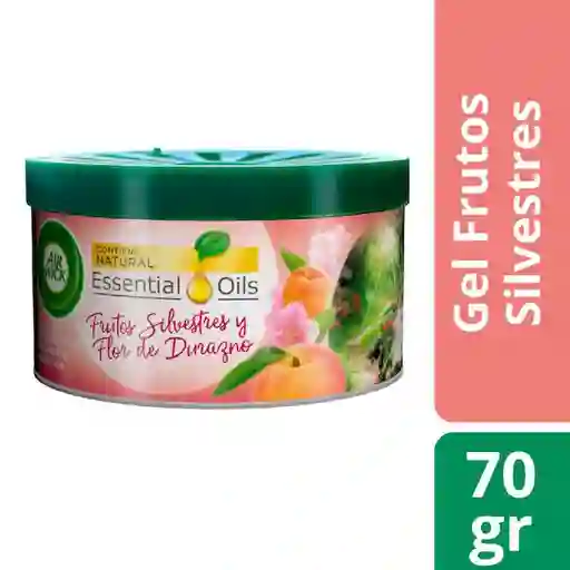 Air Wick Desodorante Ambiental Gel en Lata Frutos Silvestres y Flor de Durazno 70gr