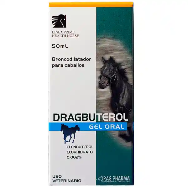 Dragbuterol Gel Oral Para Caballo 50 mL