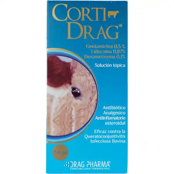 Cortidrag Antiiflamatorio Solucion Tópica 250 mL