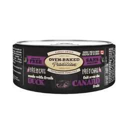 Oven Baked Alimento Para Gato Tradition Paté Duck Adult 156 g