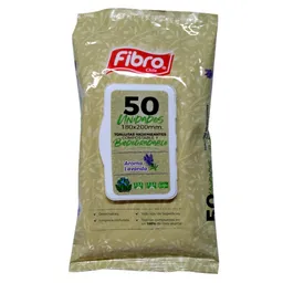 Fibro Toallitas Wipes Pouch Lavanda 50 un,
