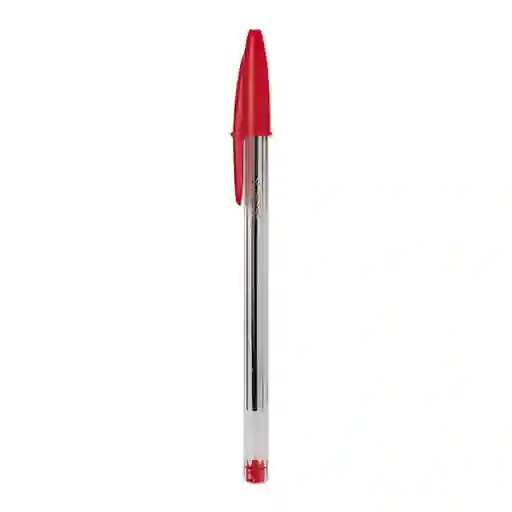 Bic Lapiz Cristal Rojo