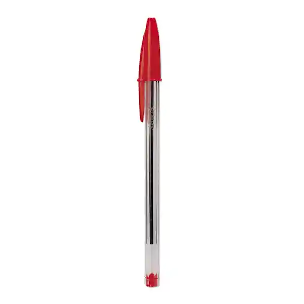 Bic Lapiz Cristal Rojo