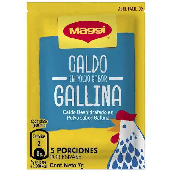 Maggi Caldo en Polvo Gallina