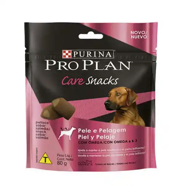 Pro Plan Snack Para Perro Care Piel Y Pelaje 80 G