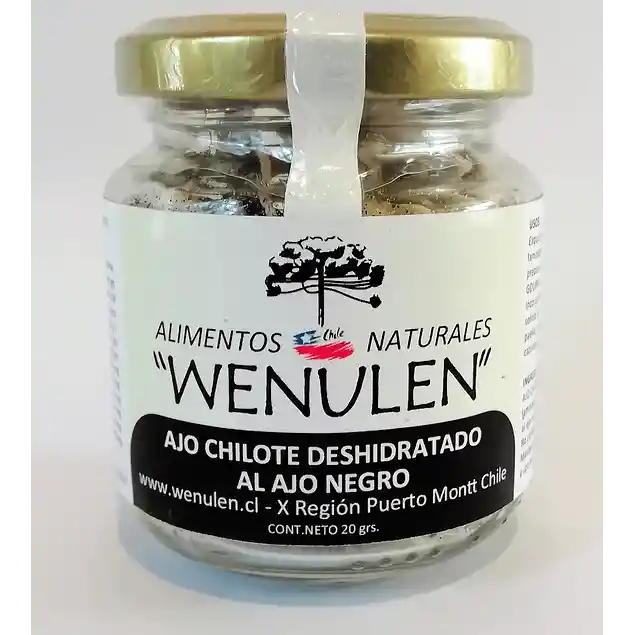 Láminas ajo chilote al ajo negro 20gr