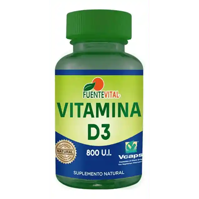 Vitamina D3 600Mg 60 Cápsulas