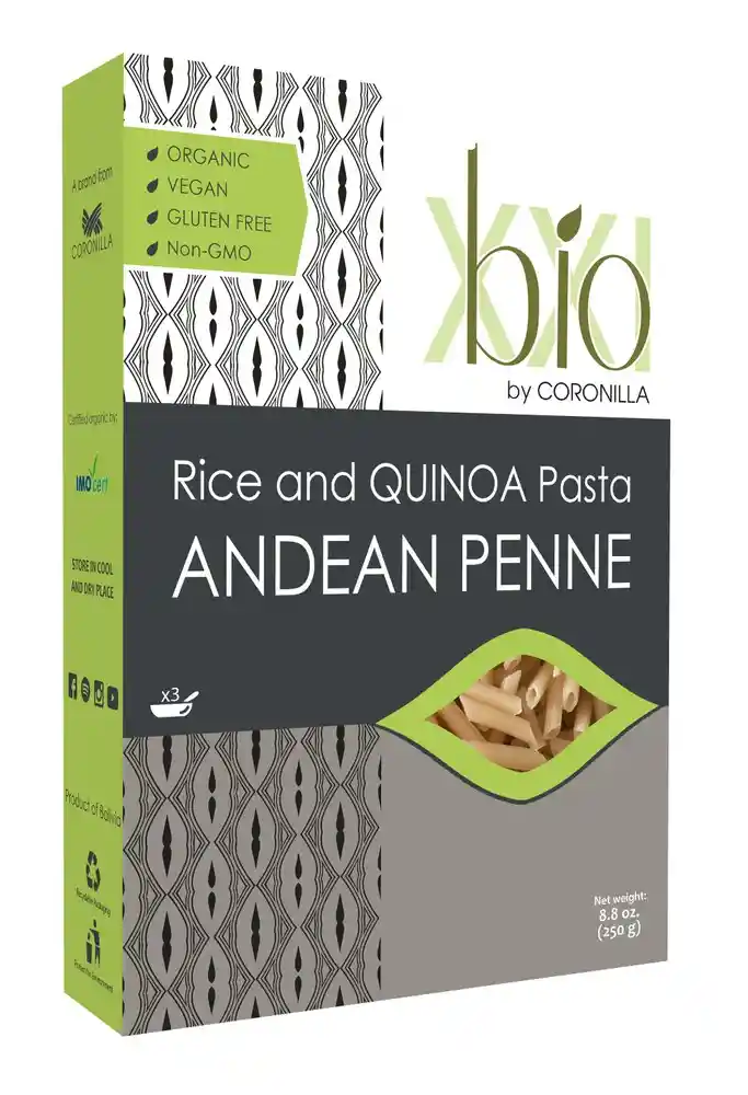 Bio Xxi Pasta Andina Penne Sin Gluten Vegan