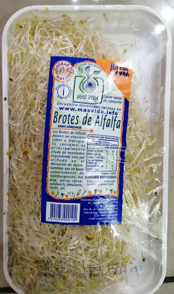 Brotes de alfalfa