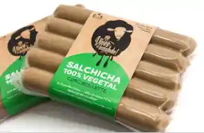 Salchicha ciboulette 5 unidades 225gr vegano - congelado no vive