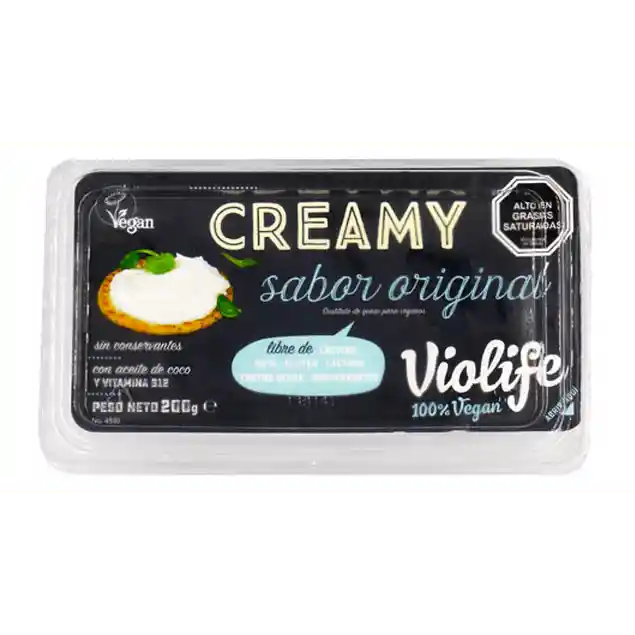 Violife Queso Vegetal Crema 200Gr Refrigerado