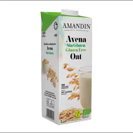 Bebdida ecologica de avena sin gluten sin azucar