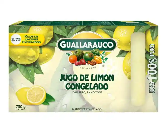 Limón congelado en sachet