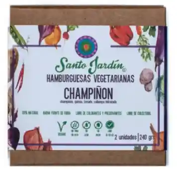 Santo Jardín Hamburguesa Champiñon 2 Unidades 240Gr Congelado Sa