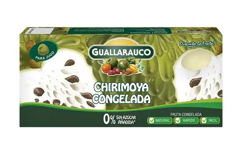 Fruta congelada chirimoya