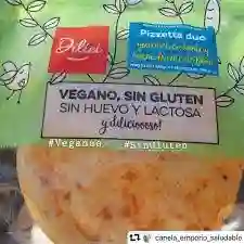 Pizzetta duo (base para pizza vegana sin gluten sin lactosa)