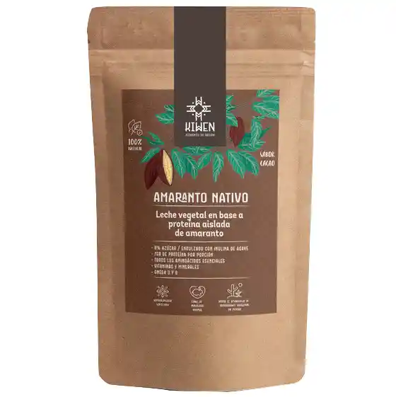 Bebida vegetal amaranto nativo cacao 1 KG gr Kiwen